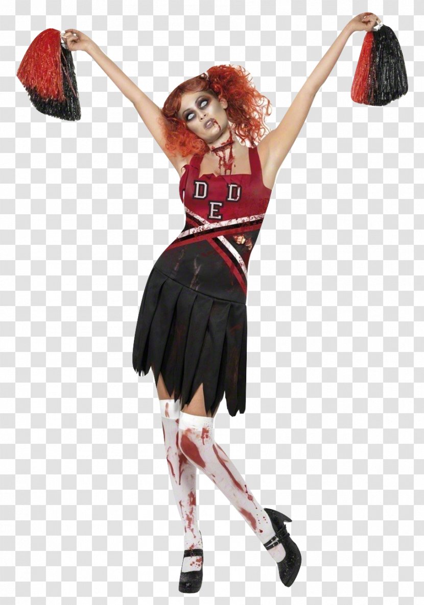 Halloween Costume Party Cheerleading Uniforms - Smiffys Transparent PNG