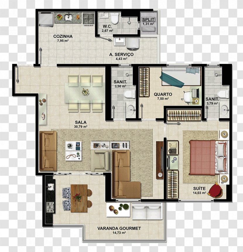 Floor Plan Property - Design Transparent PNG