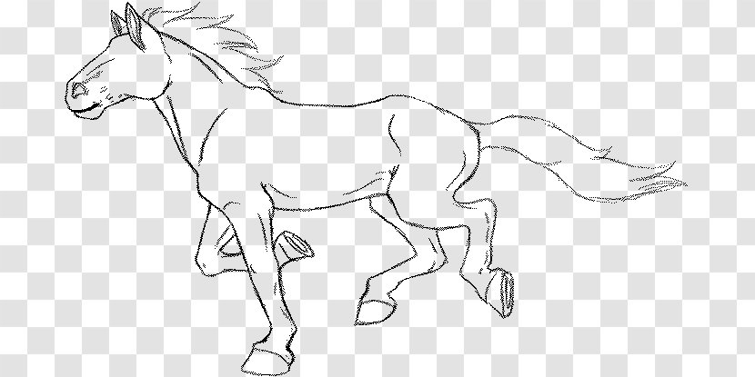 Horse Pony Animation Drawing Clip Art - Heart Transparent PNG
