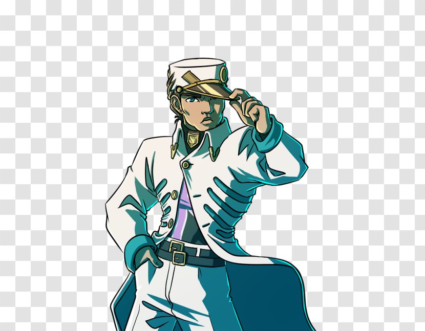 Illustration Clip Art Headgear Costume Human - Jotaro Stardust Crusaders Transparent PNG