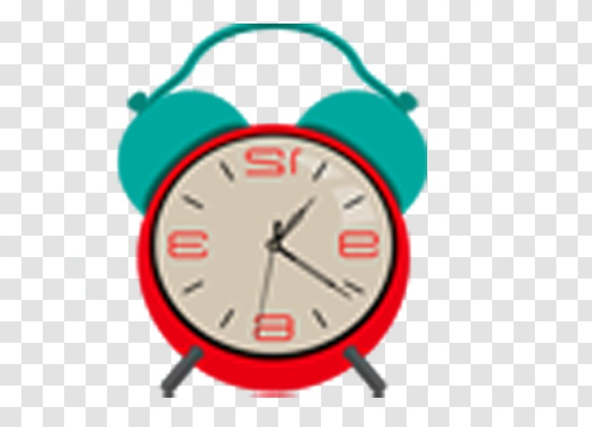 Alarm Clock Table - Device - Red Transparent PNG