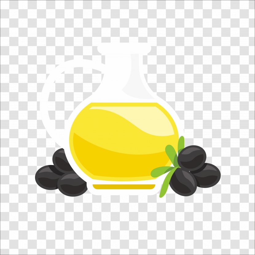 Italian Cuisine Olive Oil - Fruit - Flat Tea Transparent PNG