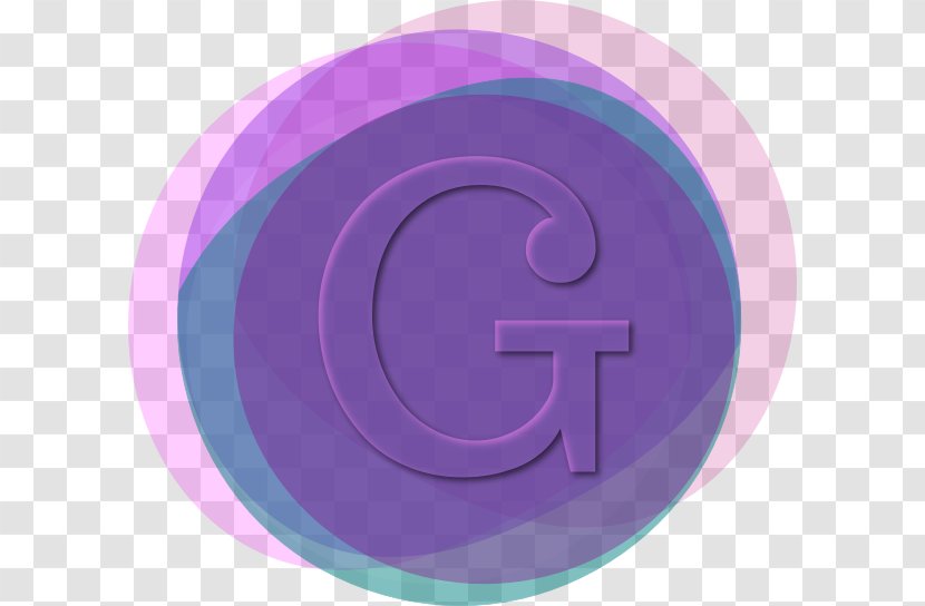 Circle Symbol - Violet Transparent PNG