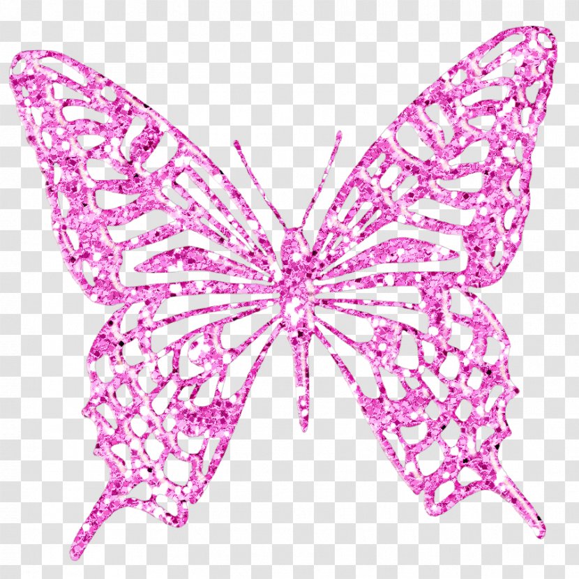 Monarch Butterfly Blue - Pink - Purple Transparent PNG