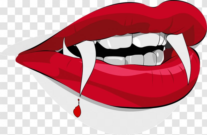 Vampire Fang Tooth Clip Art - Frame Transparent PNG
