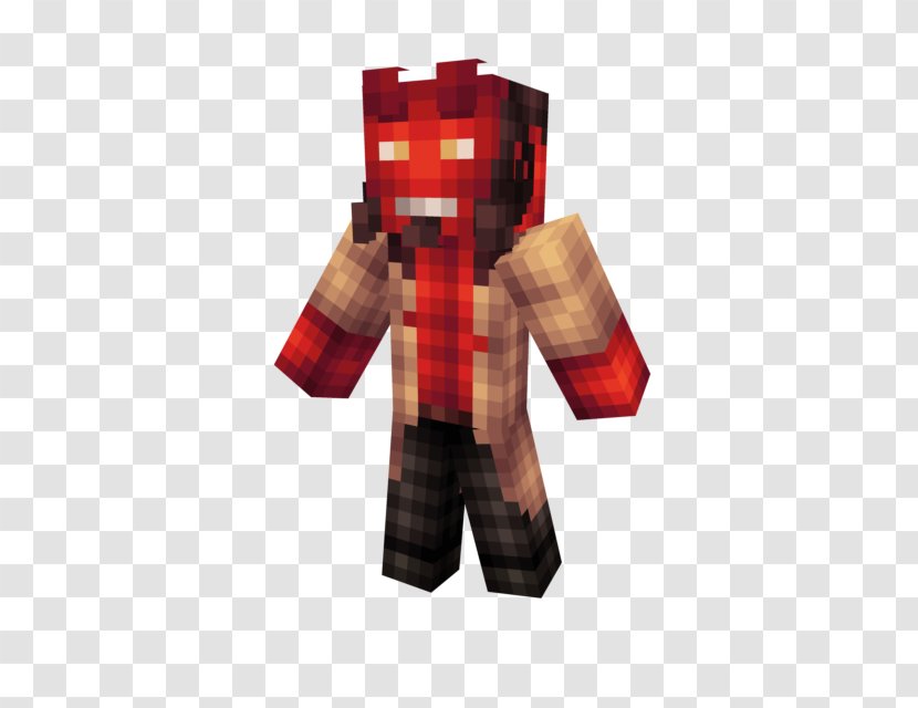 Minecraft Mods Hellboy YouTube - Character - Mod Transparent PNG