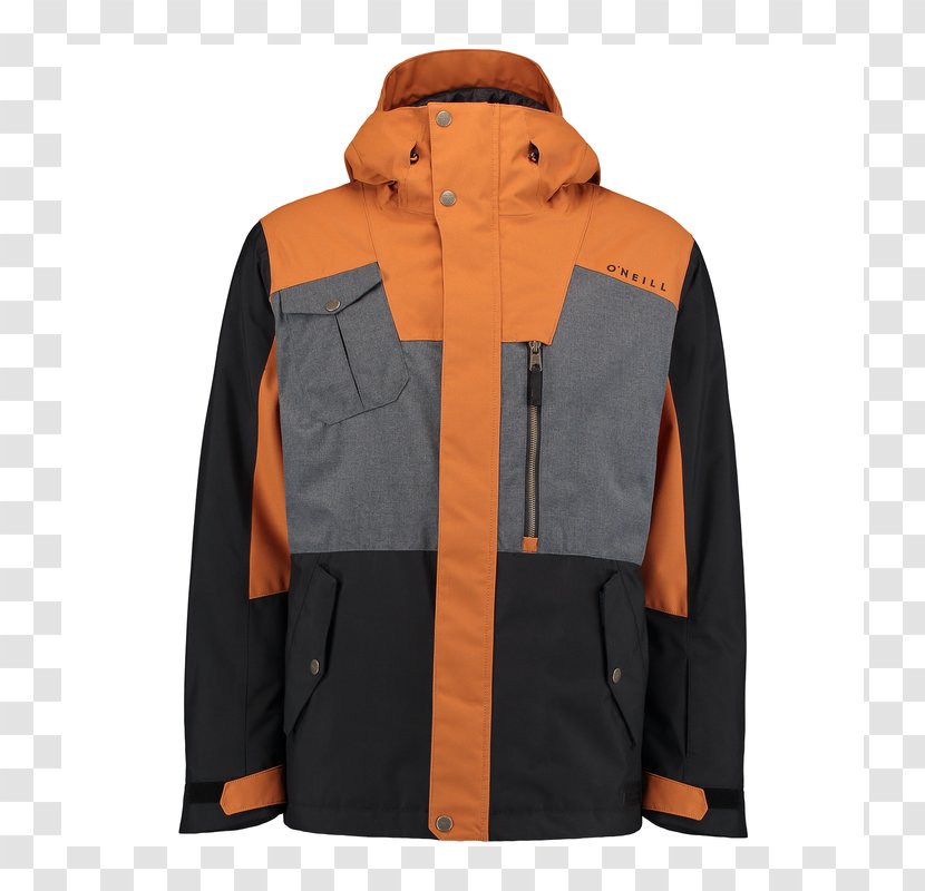 Jacket Ski Suit Clothing Pocket Skiing - Orange Transparent PNG