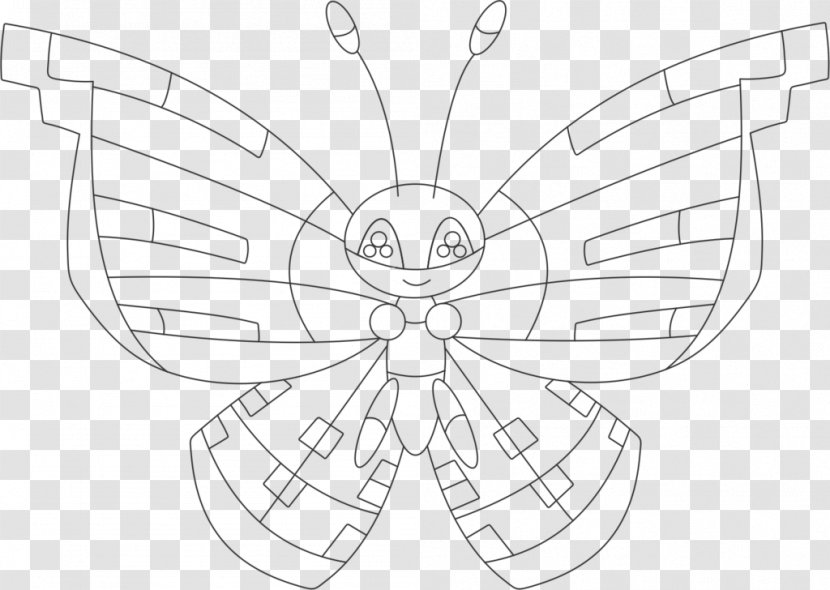 Pokémon X And Y Line Art Coloring Book Paper Character - Symmetry - Ocean Pattern Transparent PNG