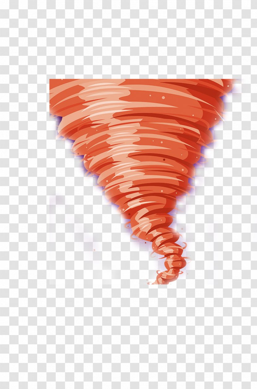 Red Tornado Tropical Cyclone Transparent PNG