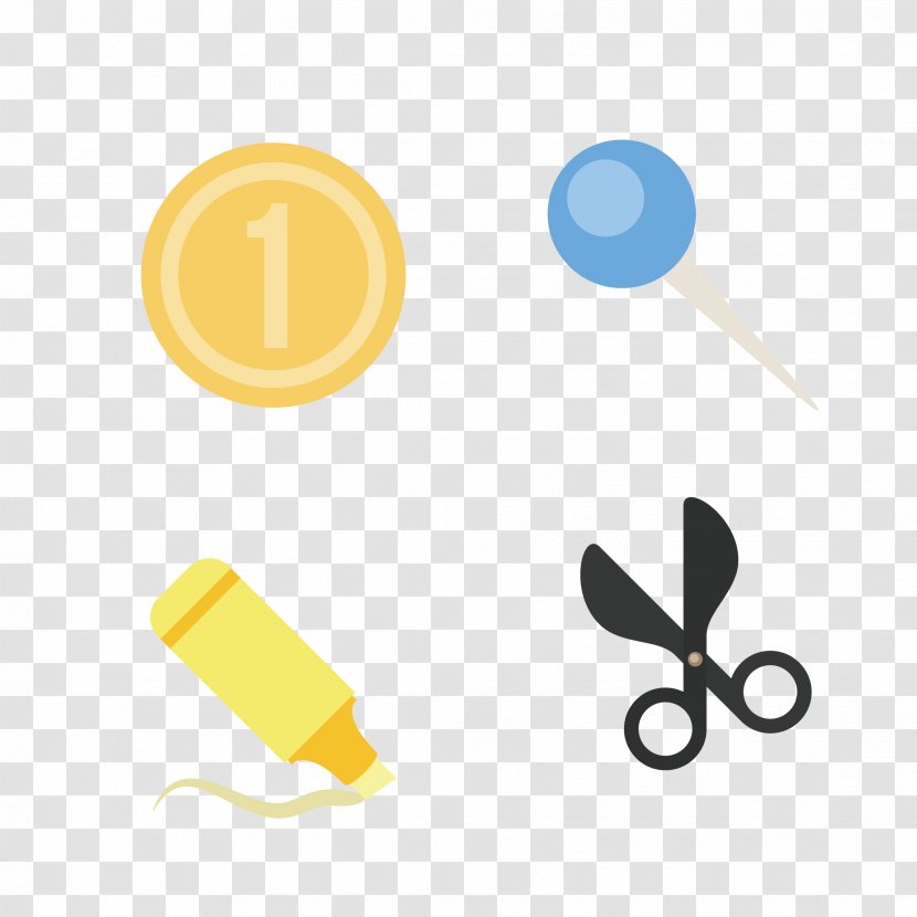 Product Design Clip Art Line - Yellow - Element Transparent PNG