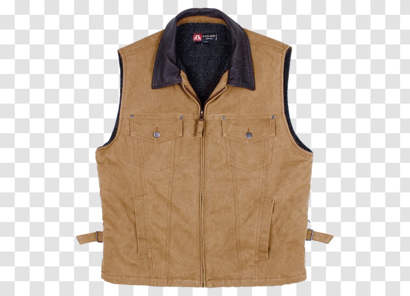 Gilets Jacket Sleeve Leather Suede - Cowboy - Fashion Waistcoat Transparent PNG
