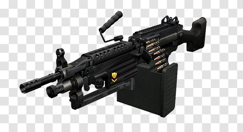 Killing Floor M249 Light Machine Gun Weapon Firearm - Frame Transparent PNG