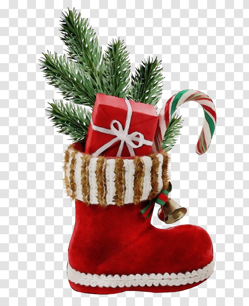 Christmas Stocking - Wet Ink - Fir Interior Design Transparent PNG