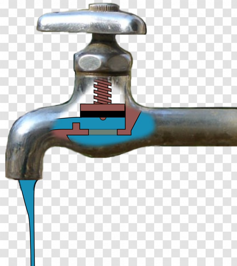 Tap Water Valve Mechanism Screw - Wikipedia - 1 Transparent PNG