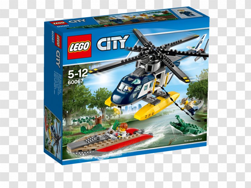 Lego City LEGO 60067 Helicopter Pursuit Toy Technic Transparent PNG