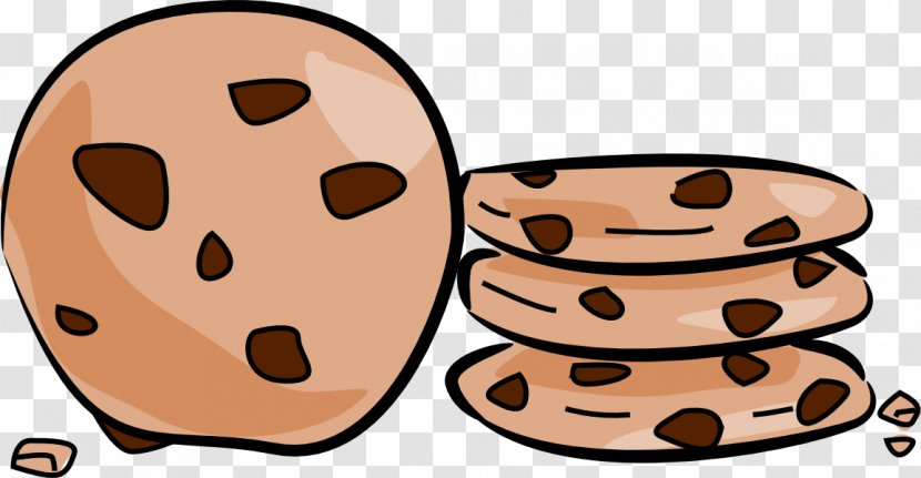 Chocolate Chip Cookie Cake Clip Art - Face - Cliparts Transparent PNG