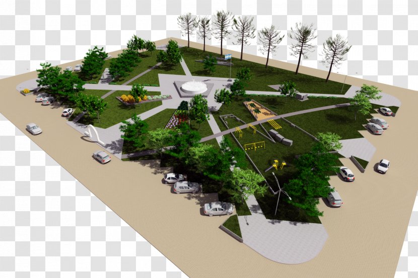 Urban Design Tree Area - Grass Transparent PNG