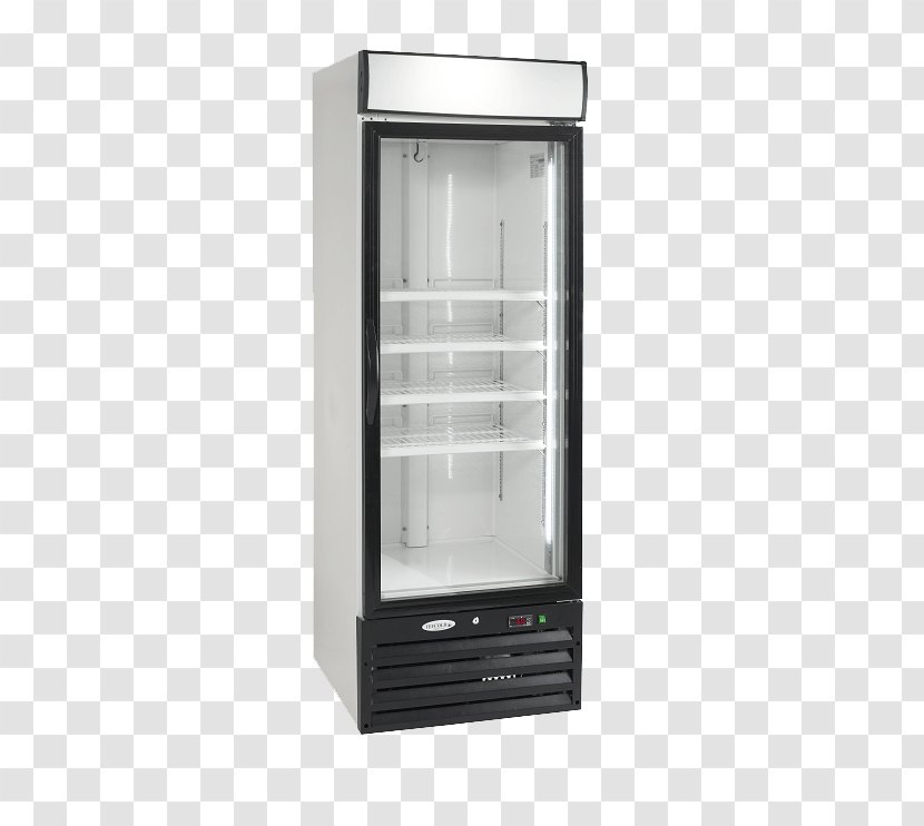 Refrigerator Freezers Refrigeration Light-emitting Diode Thermostat - Silhouette - Beer Cooler Transparent PNG