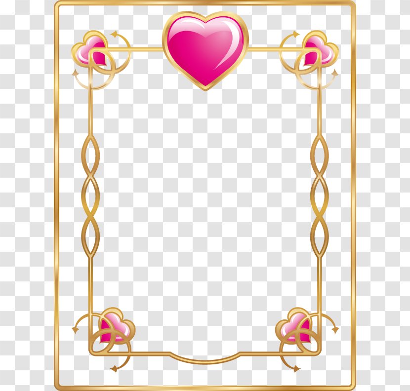 Picture Frame Valentines Day Heart Love - Tree Transparent PNG