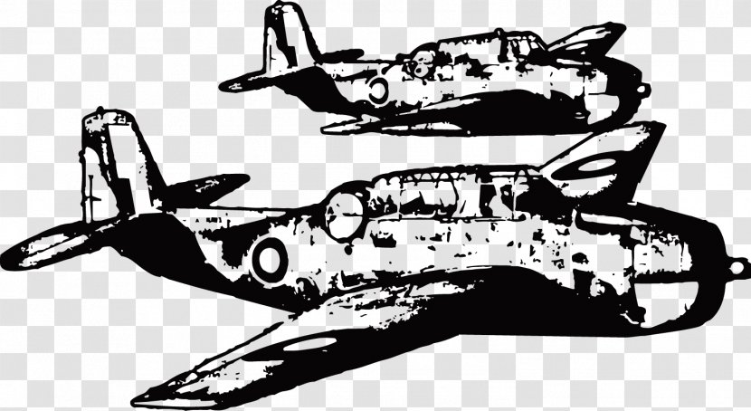 Airplane Northrop Grumman B-2 Spirit Supermarine Spitfire Aircraft - Vehicle - Vector Hand-painted Transparent PNG