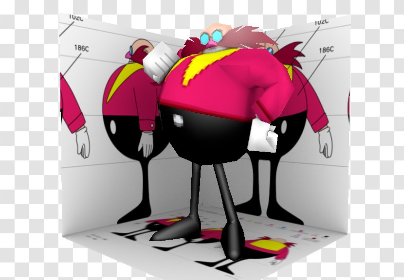 Sonic Generations Doctor Eggman Art The Hedgehog & Knuckles - Pink - Everywhere Transparent PNG