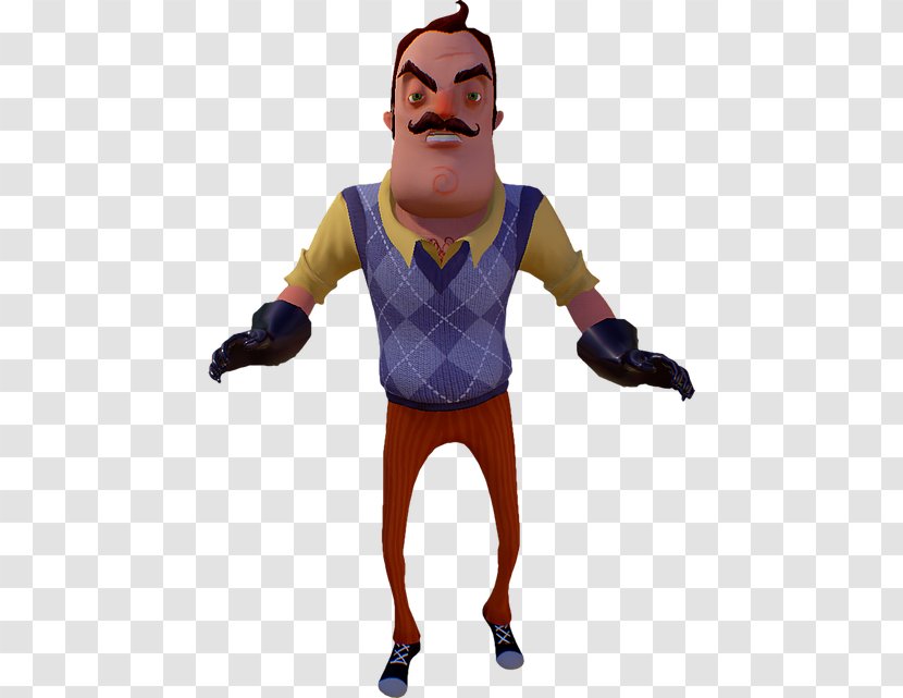 Hello Neighbor Video Game Stealth - Male - Finger Transparent PNG