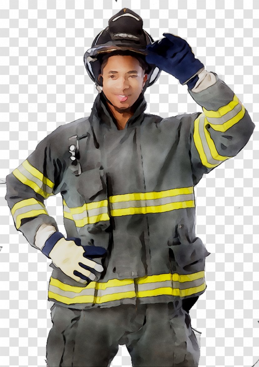 Firefighter Helmet - Headgear - Jacket Transparent PNG