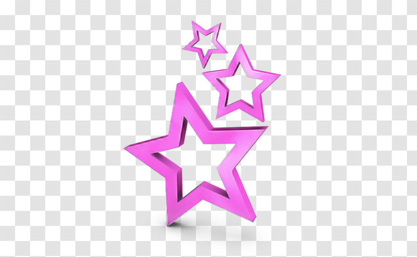 Pink Logo Magenta Star Transparent PNG