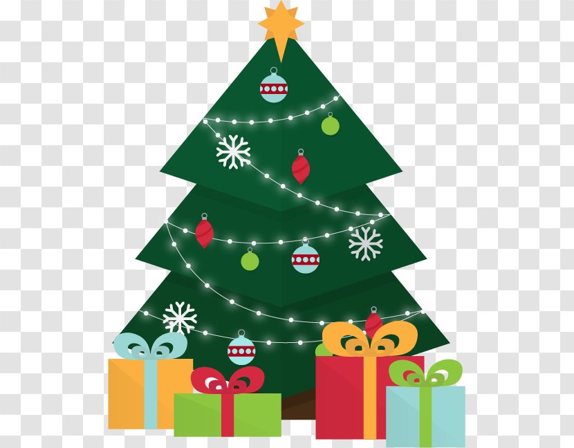 Santa Claus Christmas Tree Advent Calendars Gift - Decoration - Luminous Lights Transparent PNG
