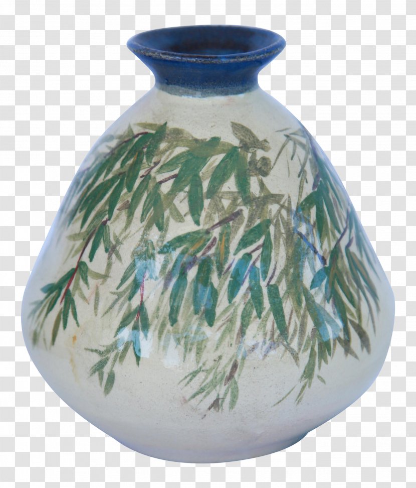 Ceramic Vase - Japanese Ink Painting Of Bamboo Transparent PNG