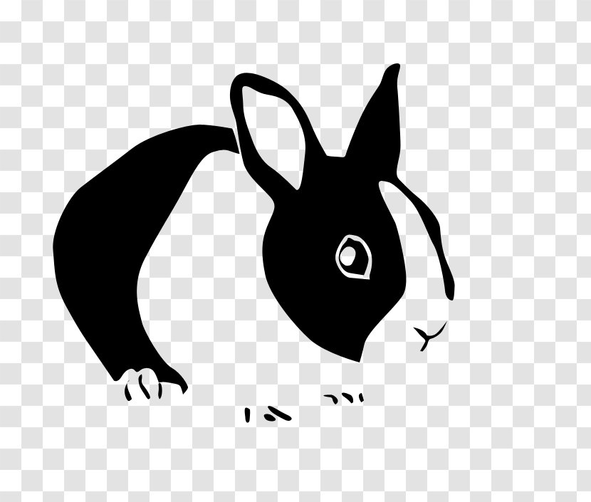Paper Netherland Dwarf Rabbit Stencil Leporids - Pet Transparent PNG