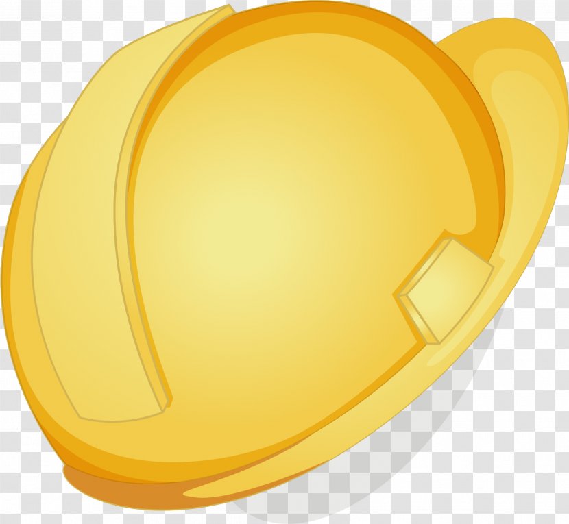 Yellow Hard Hat Helmet - Designer - Hand Painted Safety Transparent PNG