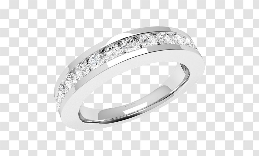 Eternity Ring Diamond Cut Brilliant - Wedding - Cushion With Infinity Band Transparent PNG