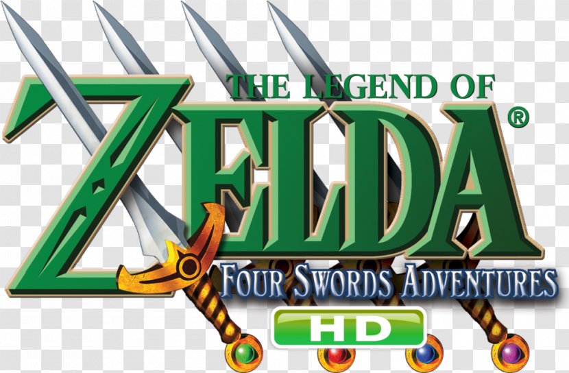 The Legend Of Zelda: Four Swords Adventures A Link To Past And Zelda II: Adventure GameCube - Grass - Mobile Logo Transparent PNG