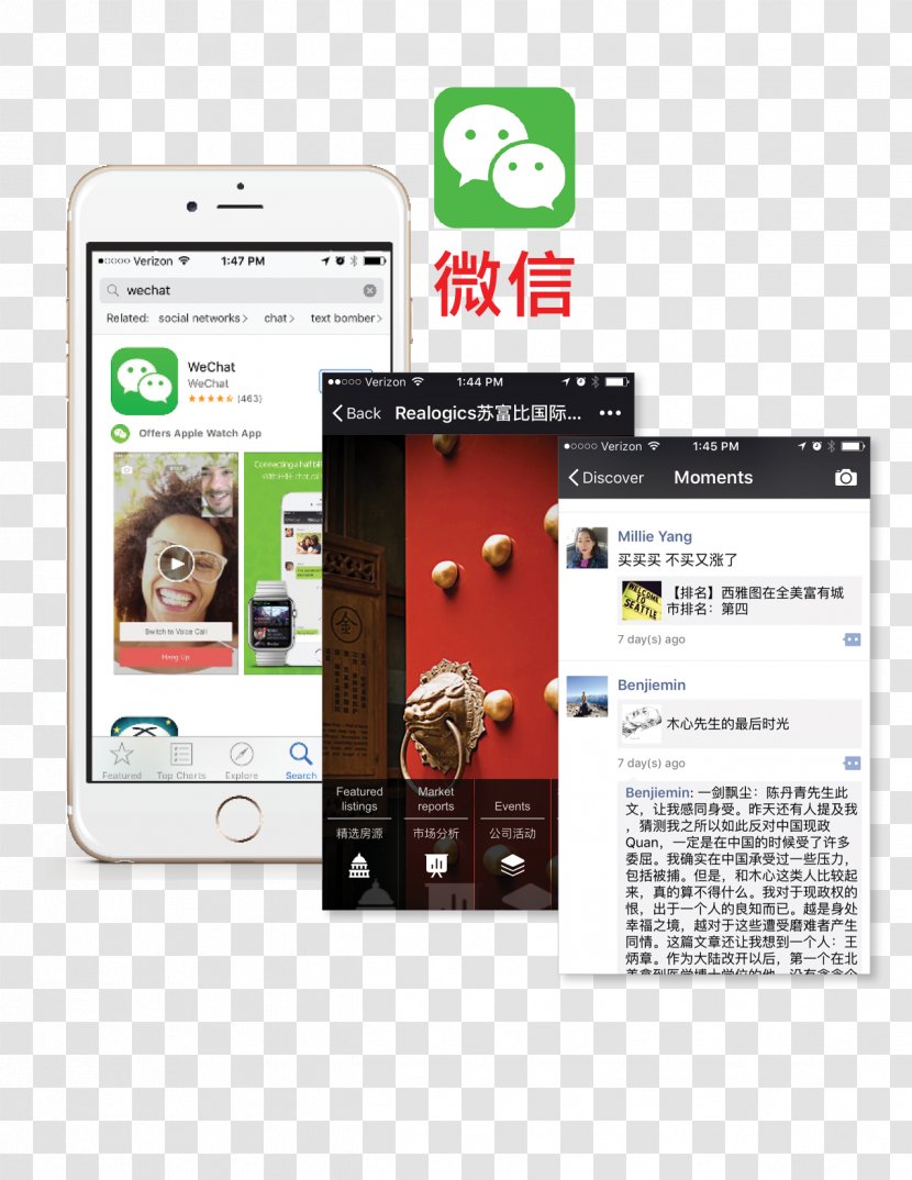 Smartphone Mobile Phones WeChat - Device Transparent PNG