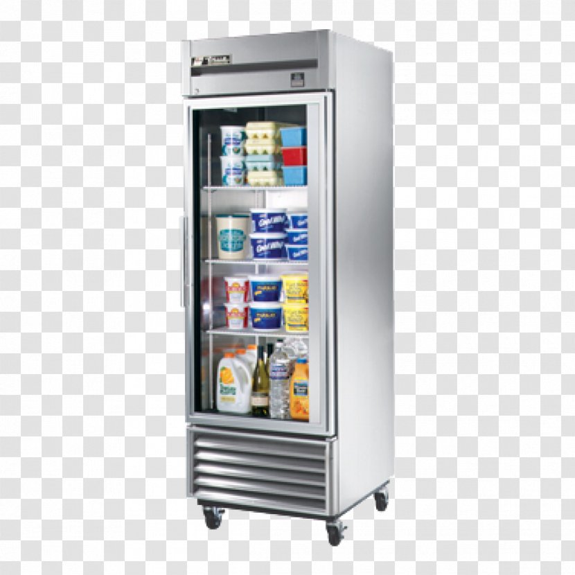 Refrigerator Refrigeration True T-23G-2 Sliding Glass Door Air Conditioning - Home Appliance Transparent PNG