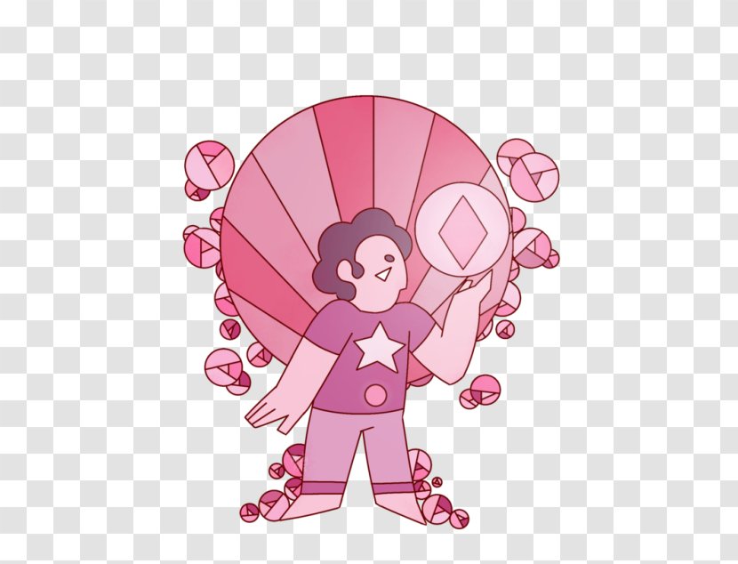 Pink Diamond Mural Fan Art - Silhouette Transparent PNG