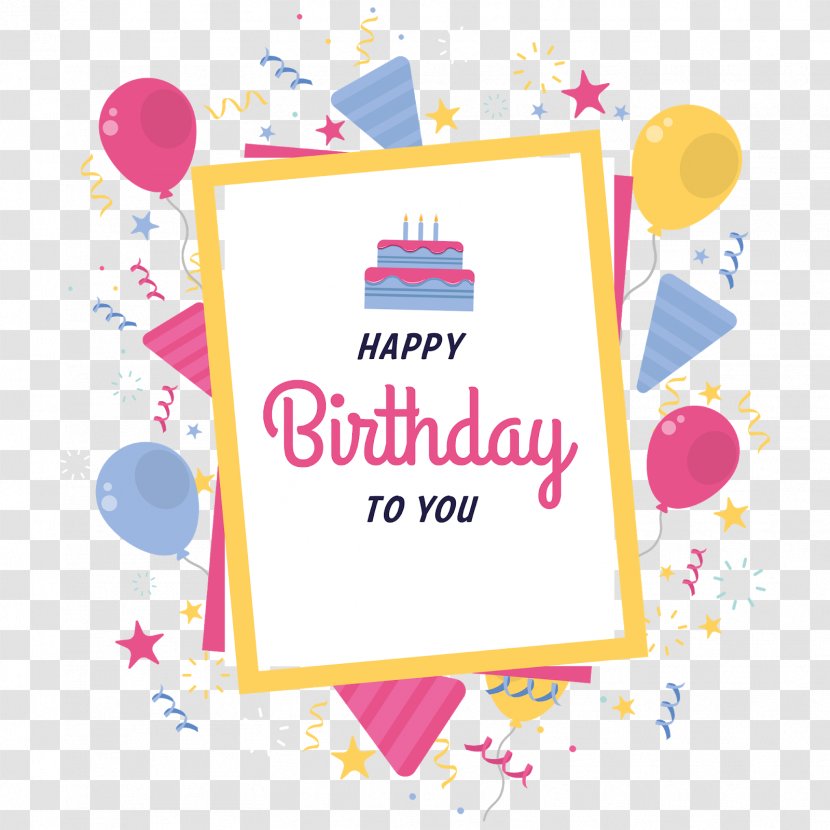 Greeting & Note Cards Clip Art - Birthday Transparent PNG