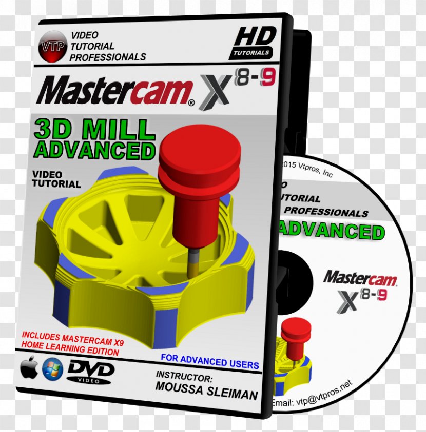 Mastercam Solids HD DVD X5 Training Guide - Autocad - Mill 2D&3D Tutorial5d Cam Transparent PNG