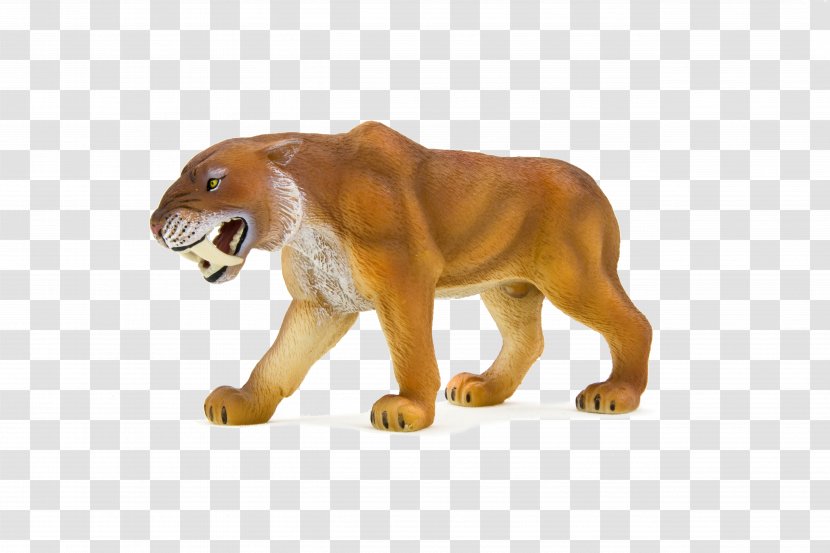 Saber-toothed Tiger Cat Toy - Big Cats - Ice Age Transparent PNG