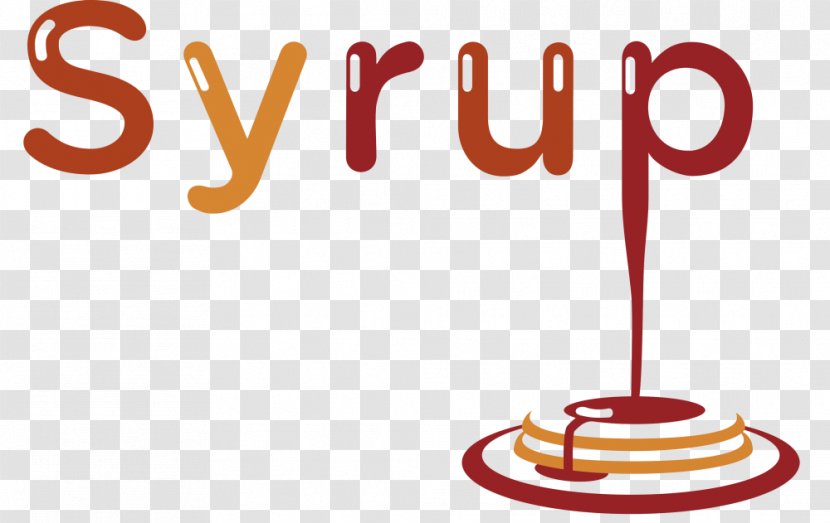 Syrup Downtown Breakfast Brunch Restaurant Logo - Denver - Ribbon Transparent PNG