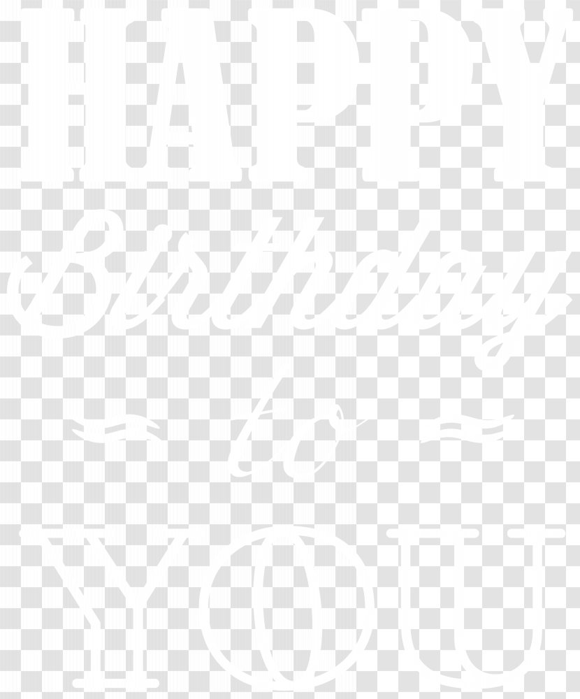 Black And White Point Angle Pattern - Textile - Happy Birthday Clip Art Image Transparent PNG