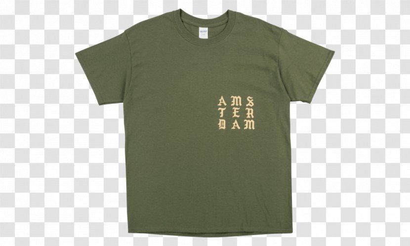 T-shirt Green Sleeve Font - Active Shirt Transparent PNG