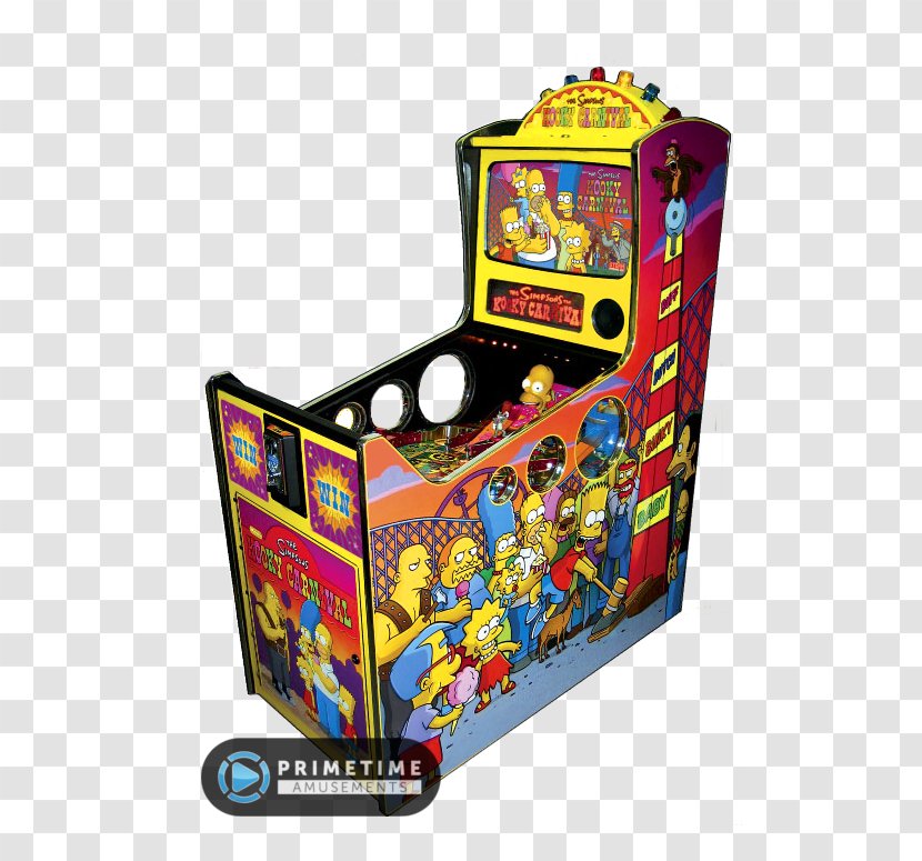 The Simpsons Game Bowling Amusement Arcade Carnival - Quarry Transparent PNG