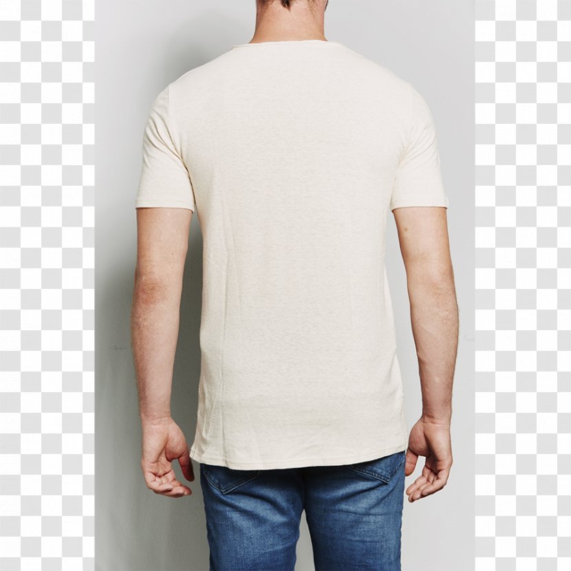 T-shirt Crew Neck Sweater Cotton Jersey - Shoulder Transparent PNG
