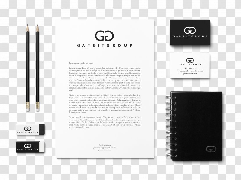 Mockup Graphic Design Brand Paper - Company Letterhead Transparent PNG