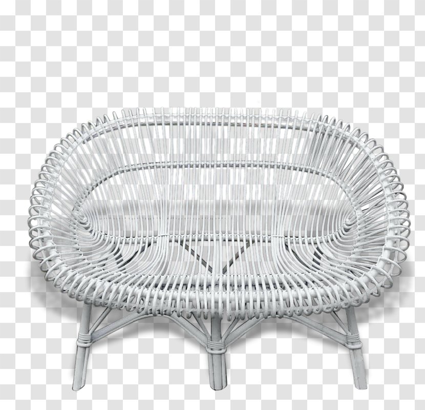 Wicker Rattan Basket Banquette Couch - Furniture - Serveware Transparent PNG