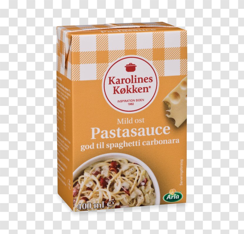 Carbonara Karolines Køkken Vegetarian Cuisine Pasta Recipe - Sauce Transparent PNG