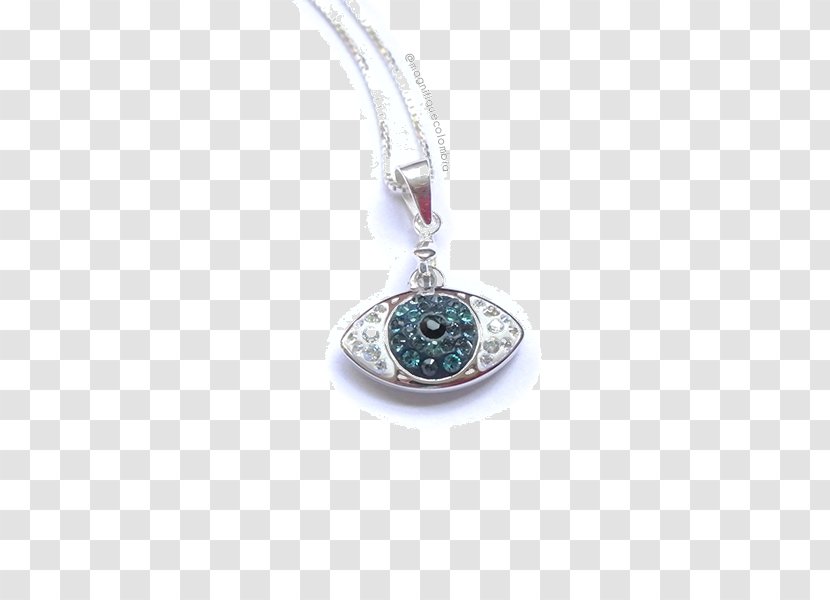 Locket Turquoise Necklace Body Jewellery - Silver Transparent PNG