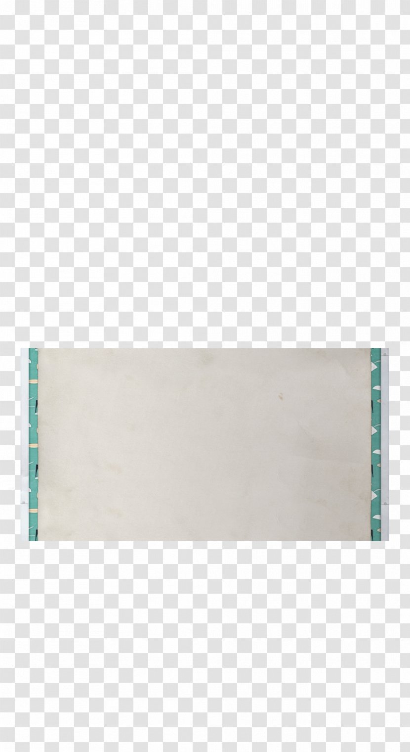 Rectangle Turquoise - Beige Transparent PNG